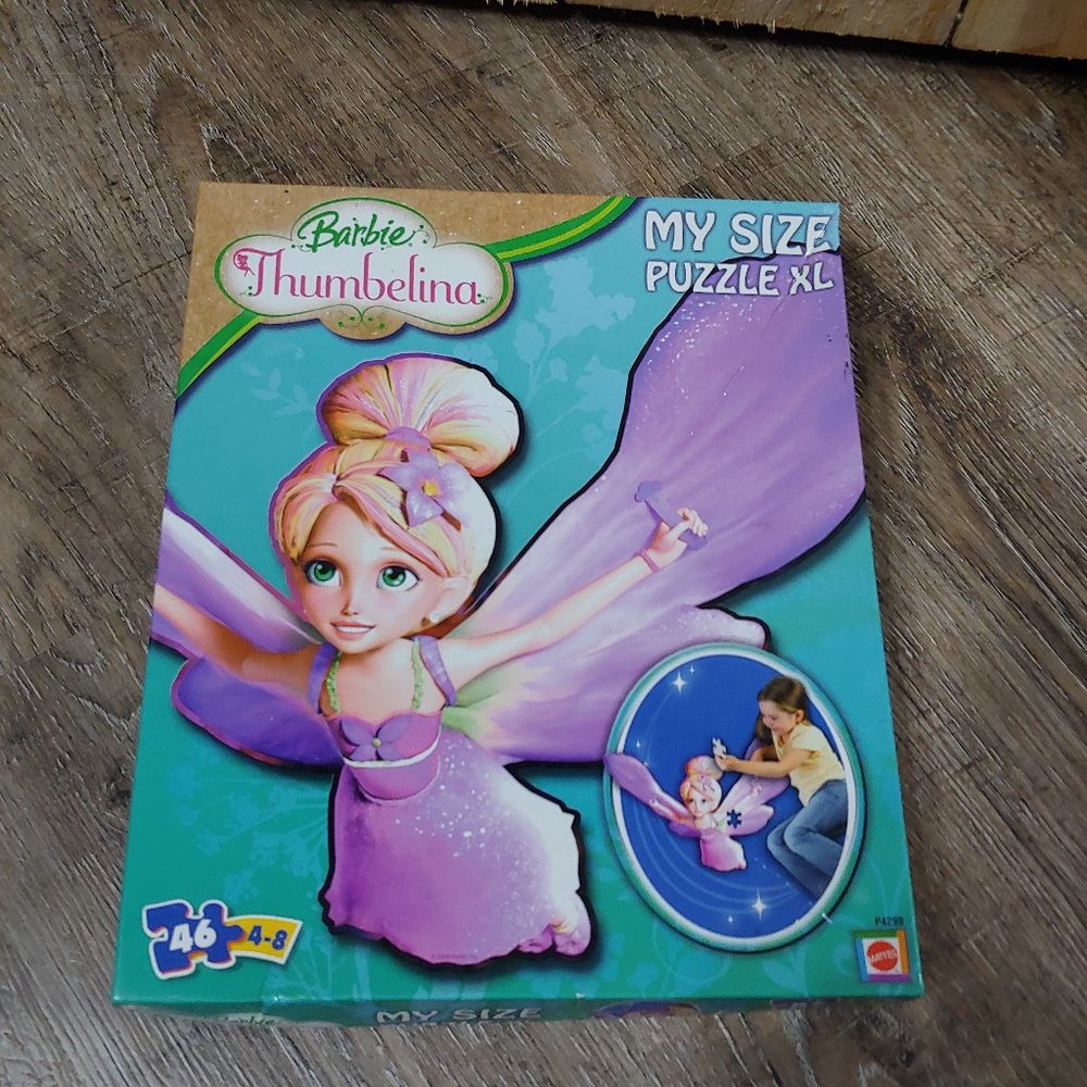 Barbie Thumbelina my size 46 piece puzzle
